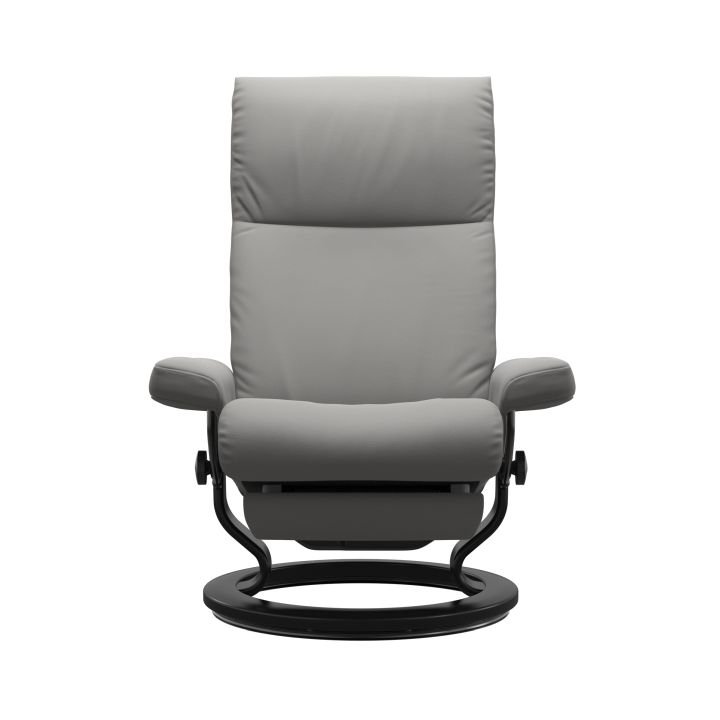 Stressless Sessel Aura (L) in Leder Paloma silver grey