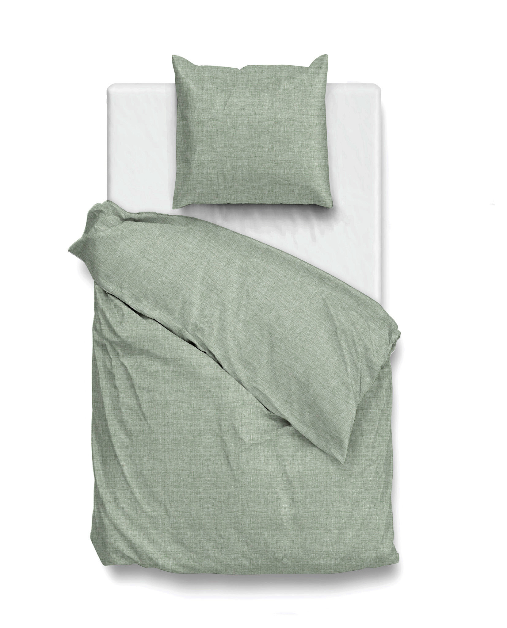 Heckettlane Bettwäsche ca. 155x220cm in Farbe Moss-Green