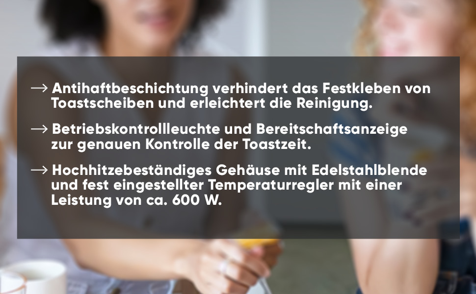 Severin Sandwich-Automat SA 2969 in Edelstahl gebürstet/Schwarz