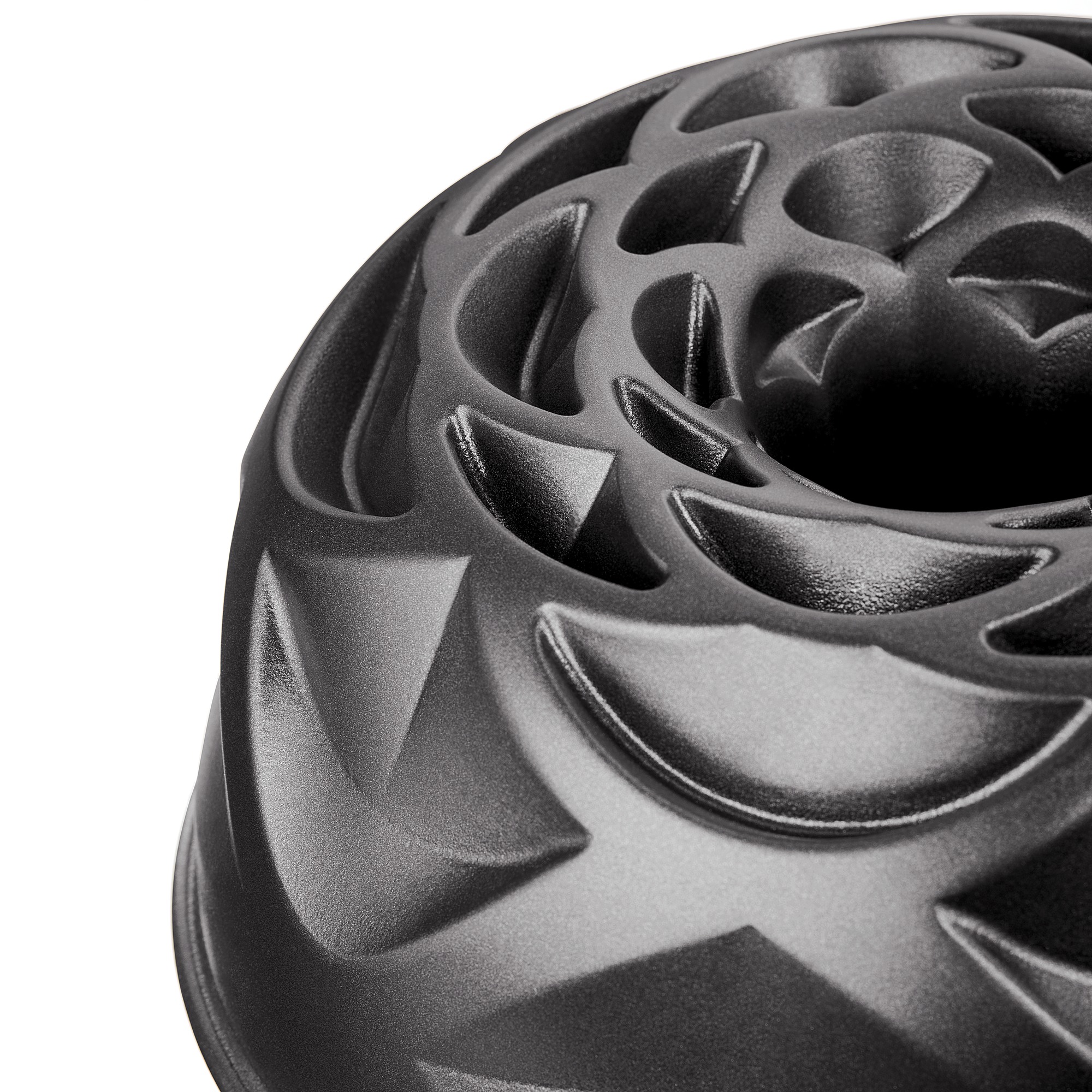 Kaiser Bundform, floral in schwarz