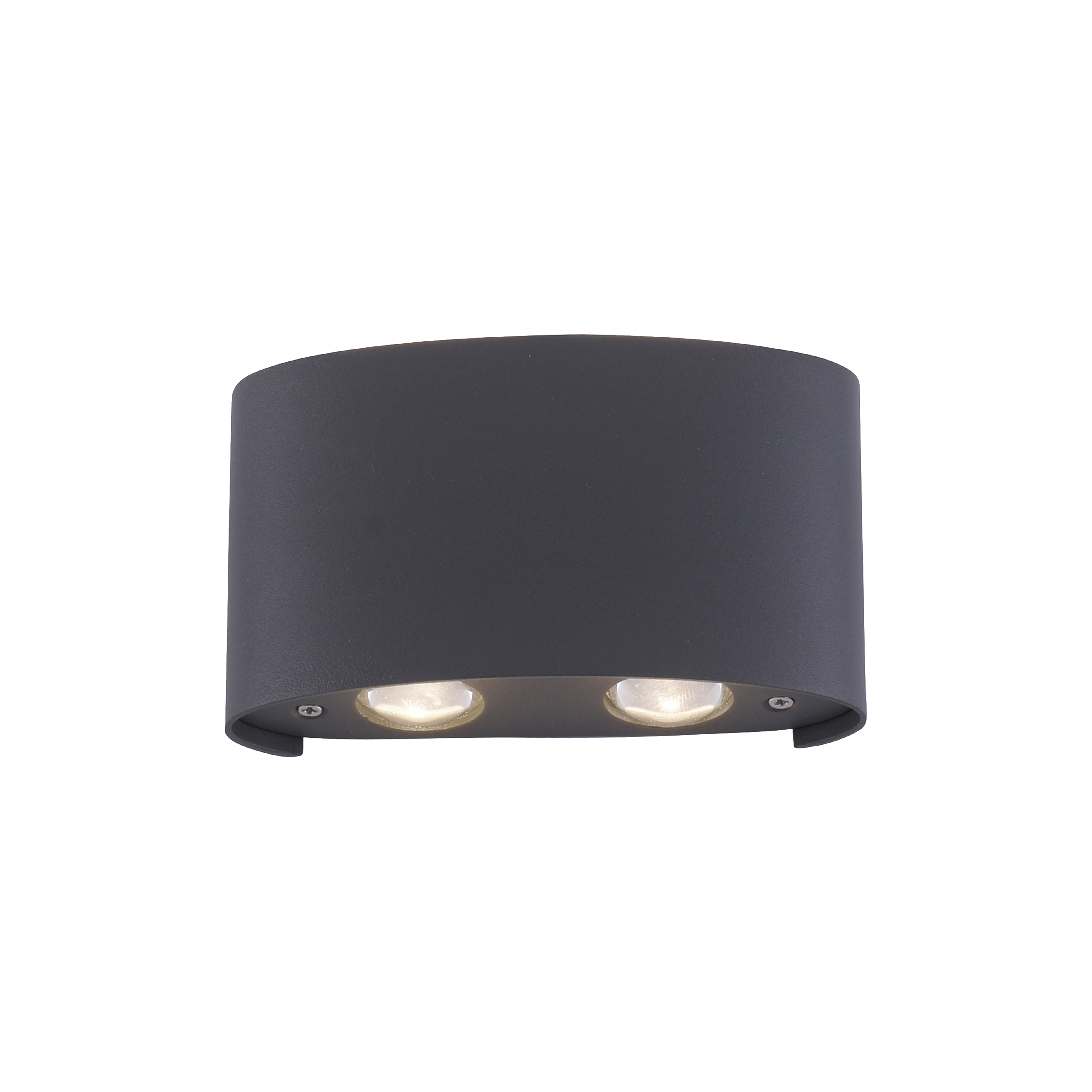 Paul Neuhaus LED-Wandleuchte CARLO 4-flammig in Farbe anthrazit, Wandlampe, Wand-Deckenleuchte, Grau, Metall, LED-Lampe