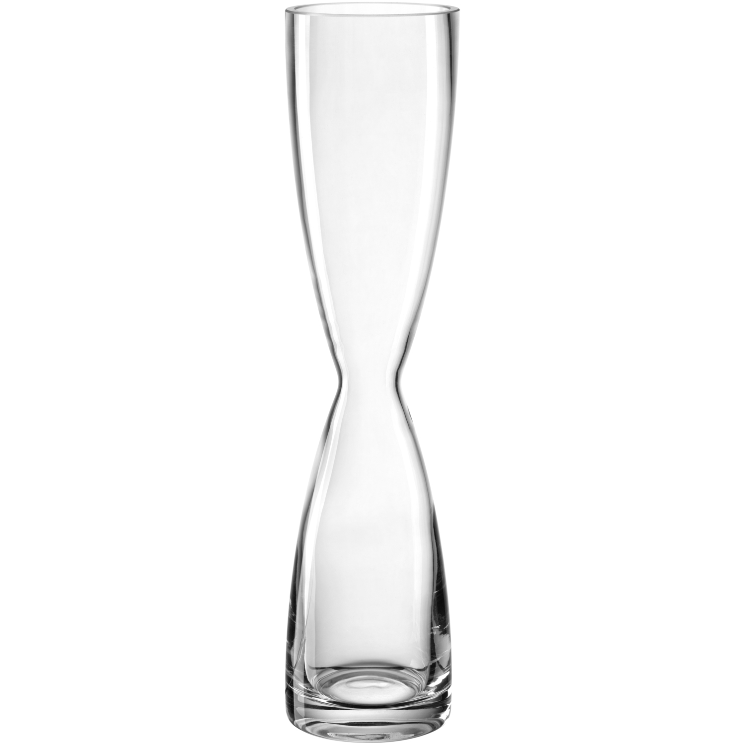 LEONARDO Solifleurvase Diabolo 32cm in Farbe klar, Glas, Einmachglas, Töpferei, Vase