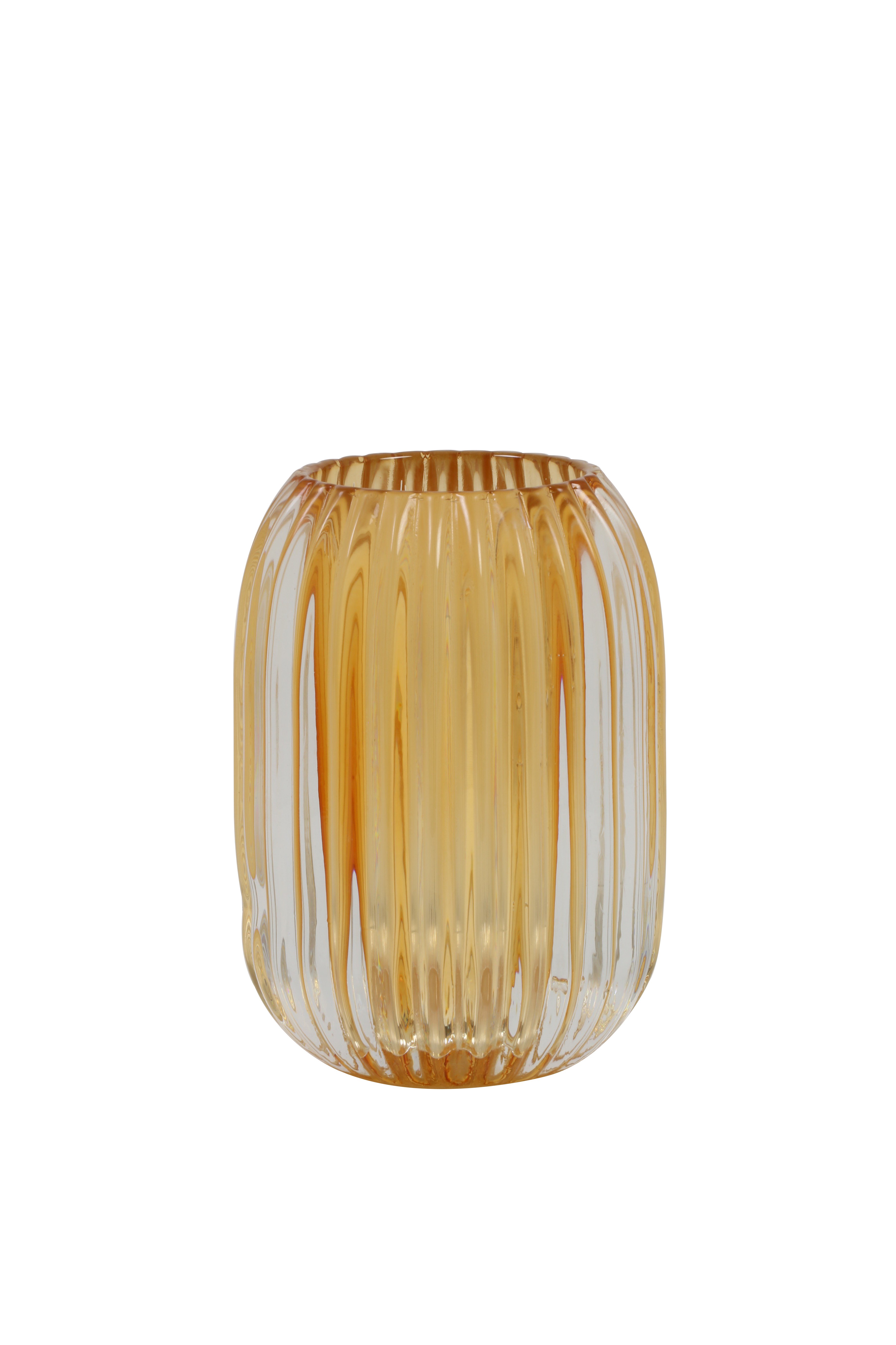 Light & Living Teelicht Pertu PERTU H ca.13cm in Durchm. 9,5x13cm Light & Living Teelicht PERTU in Klarglas, Orange