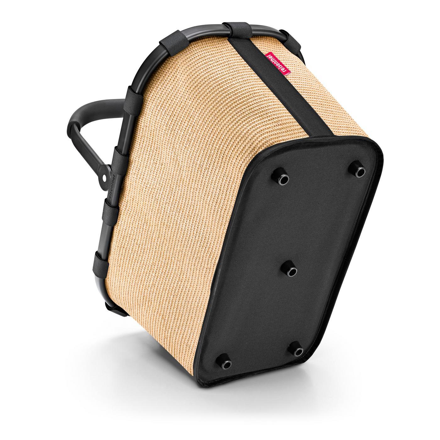 Reisenthel CARRYBAG in Farbe frame raffia black Reisenthel CARRYBAG in Farbe frame raffia black, Sitzkissen, Stuhl, Rucksack, Korboptik, tragen leicht