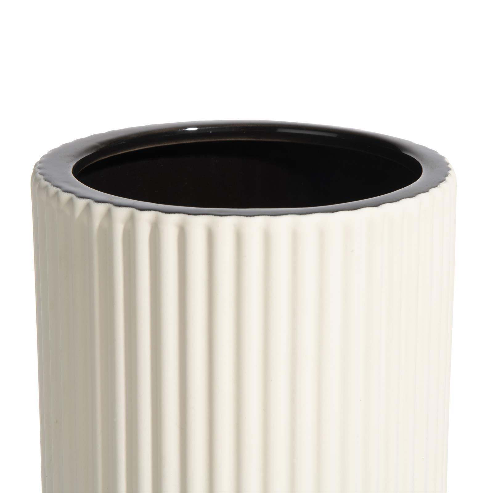 Coco Maison Vase Haley H29cm 48251-WIT