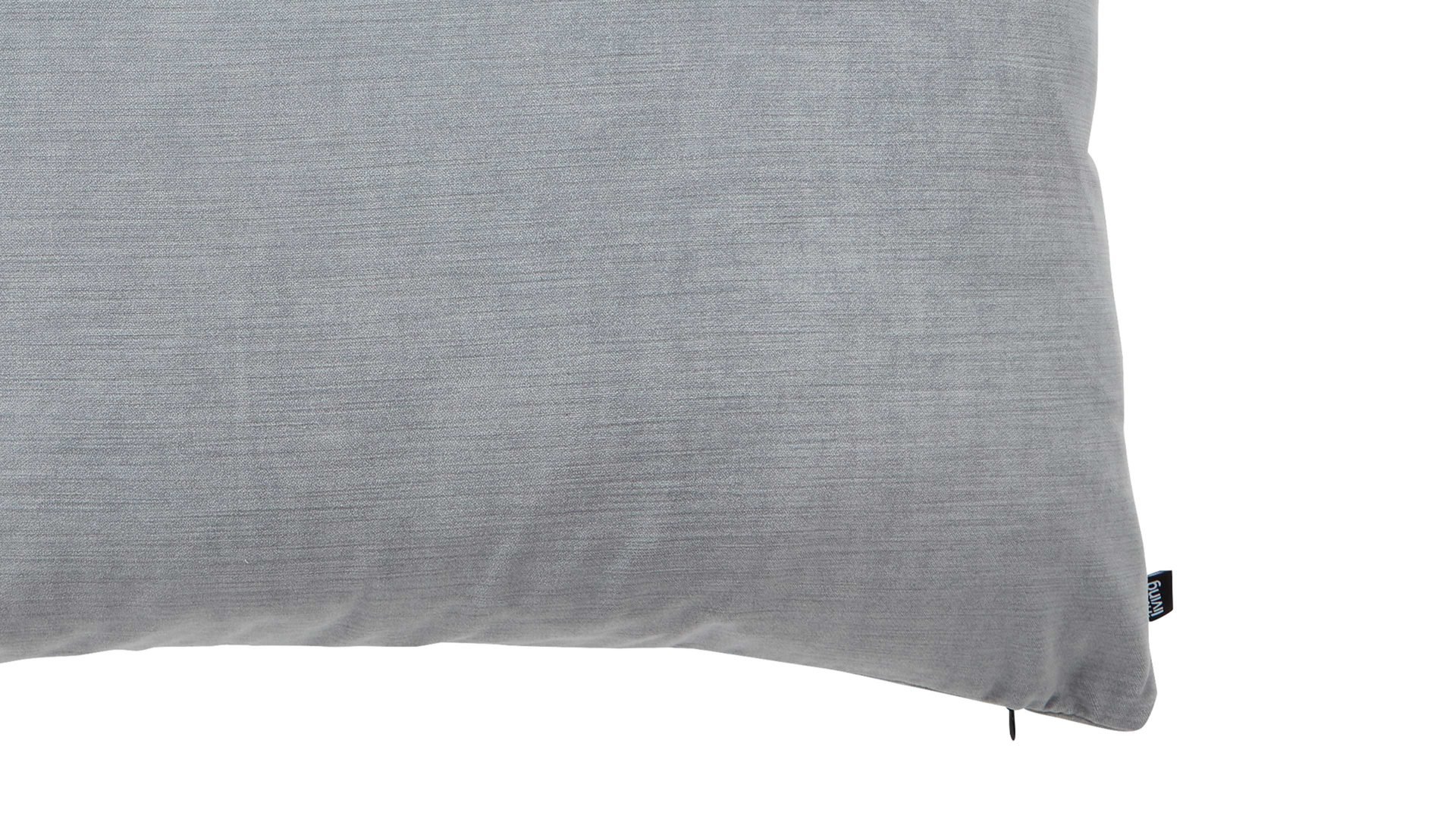 Interliving Kissenhülle IL-9105 ca. 60x60cm in Farbe light grey, Kissen, Grau, Stoff, Texturiert, Ecke-Tag