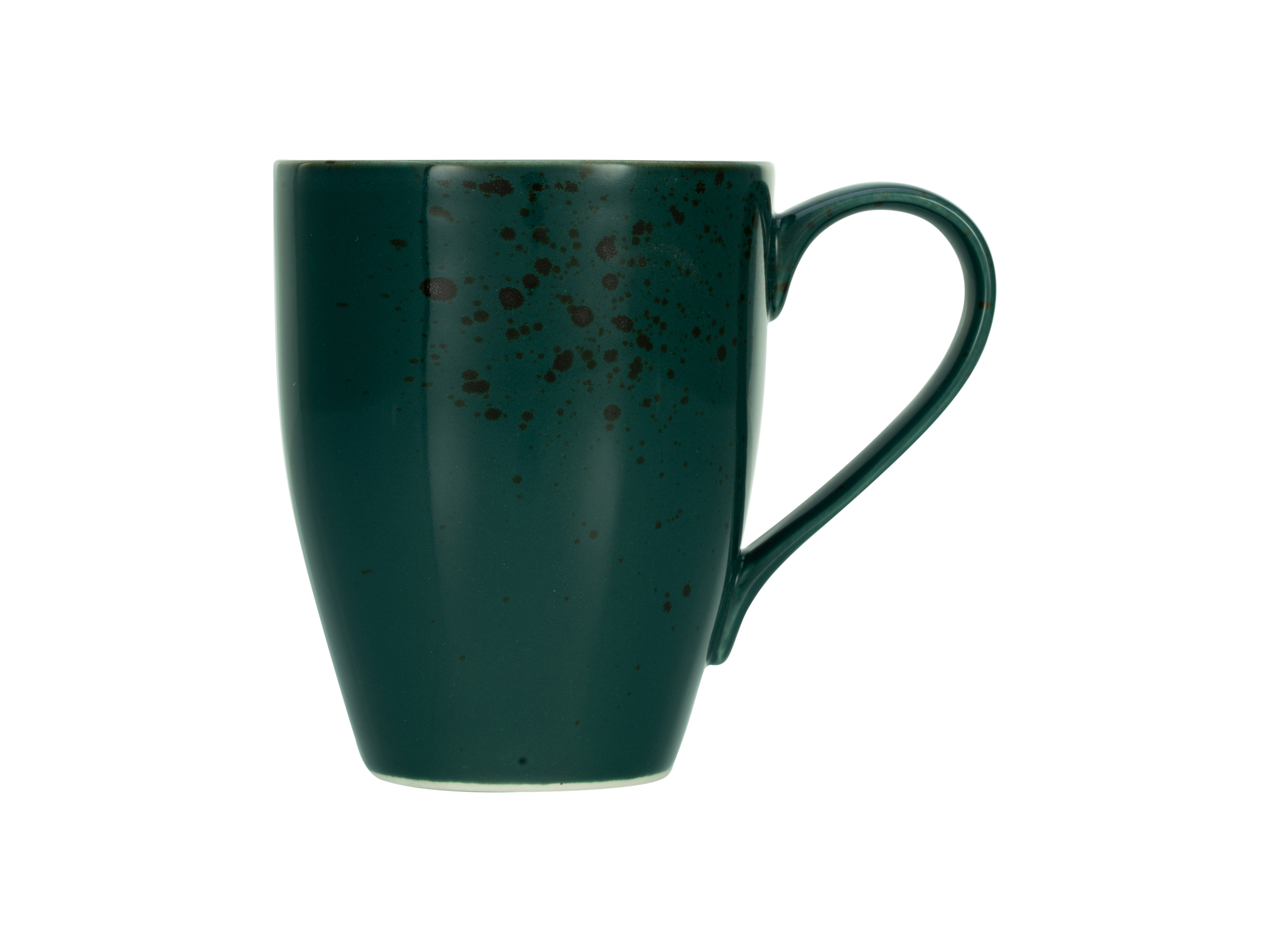 CreaTable Kaffeebecher Nature Collection in Farbe Dunkelgrün glänzend