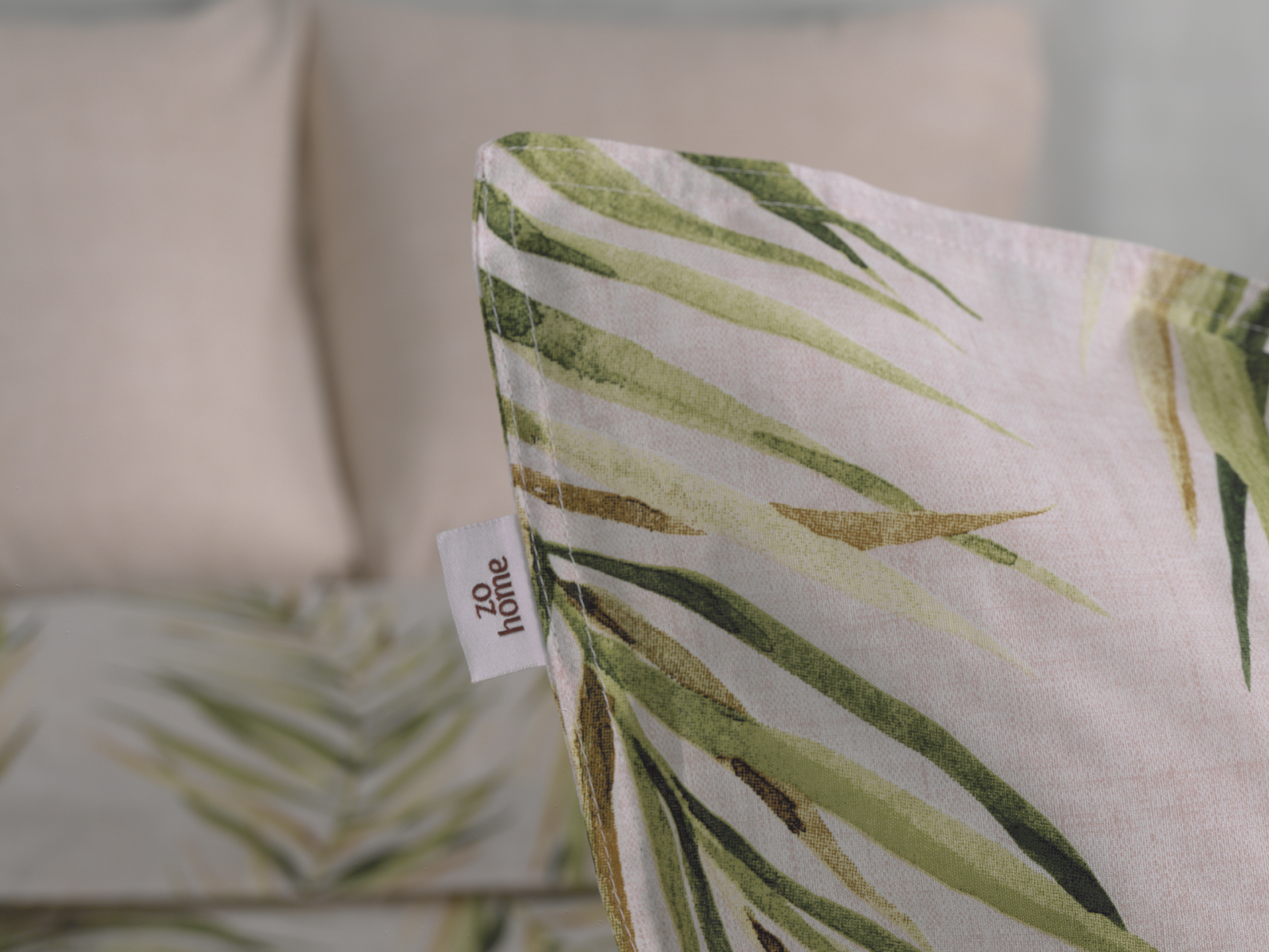 Heckettlane Bettwäsche ca. 155x220cm in Farbe Beige