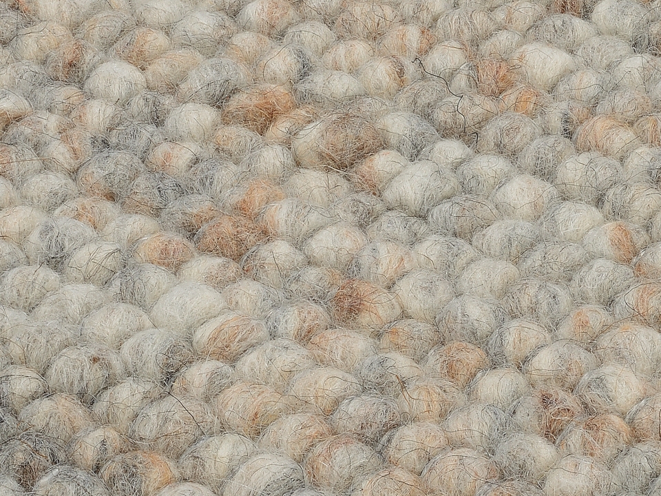 OCI Handwebteppich WIESENBRISE ca. 70x140 cm in Farbe natur