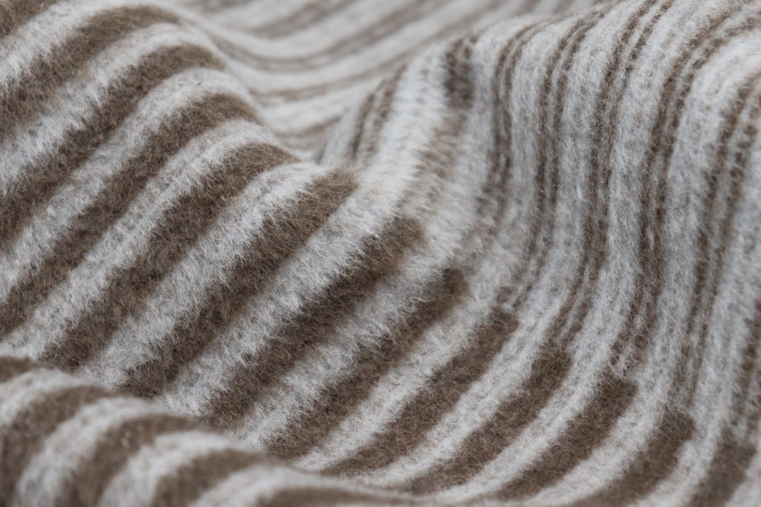 Biederlack Decke ca. 150x200cm in Farbe Maze Stone, Wolle, Tier, Säugetier, Tierwelt, Zebra