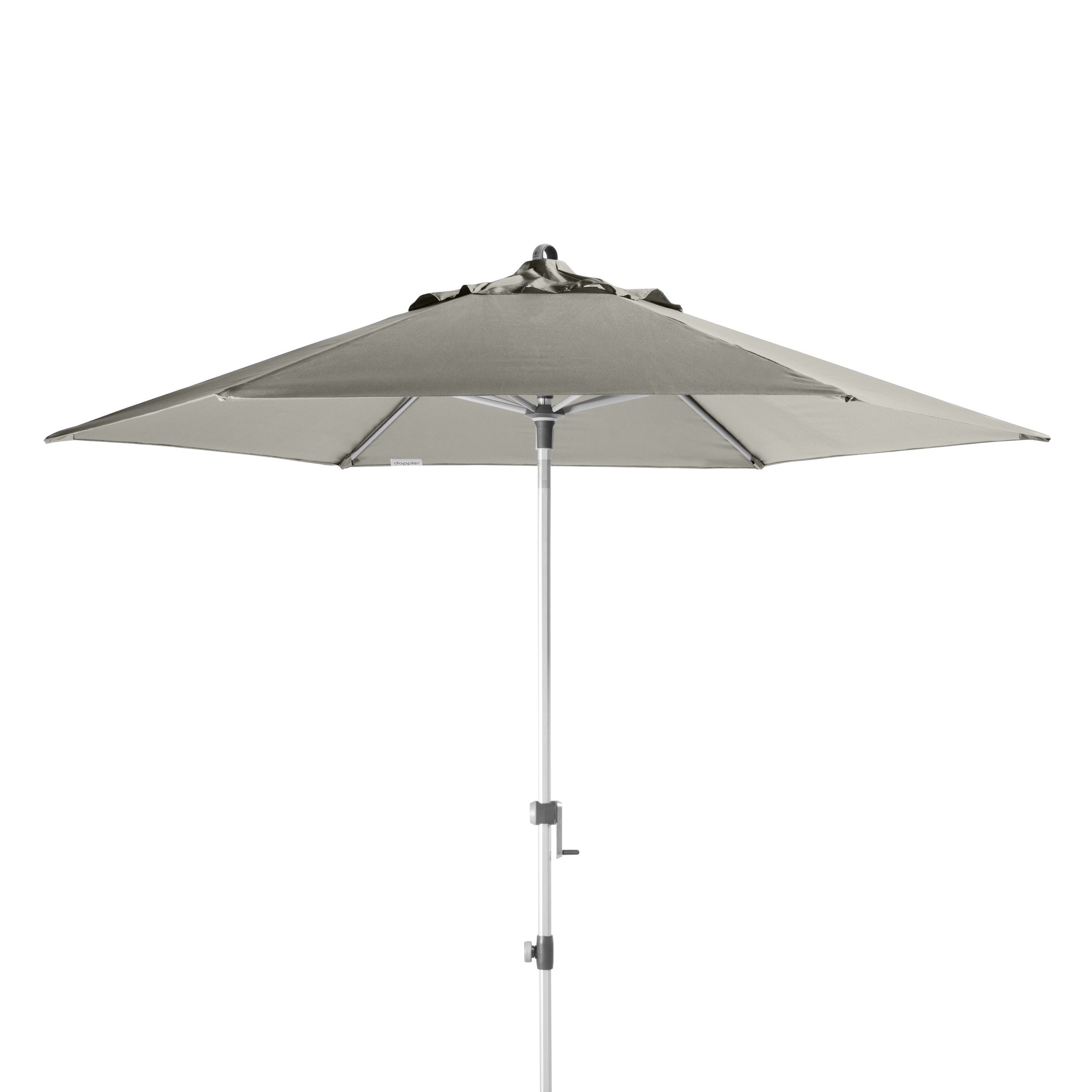 Doppler Kurbelschirm EXPERT Ø ca. 280cm in Farbe hellgrau
