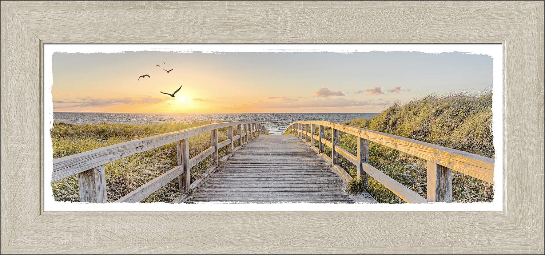 PRO ART New Classic Wood 94x44cm Flying Birds