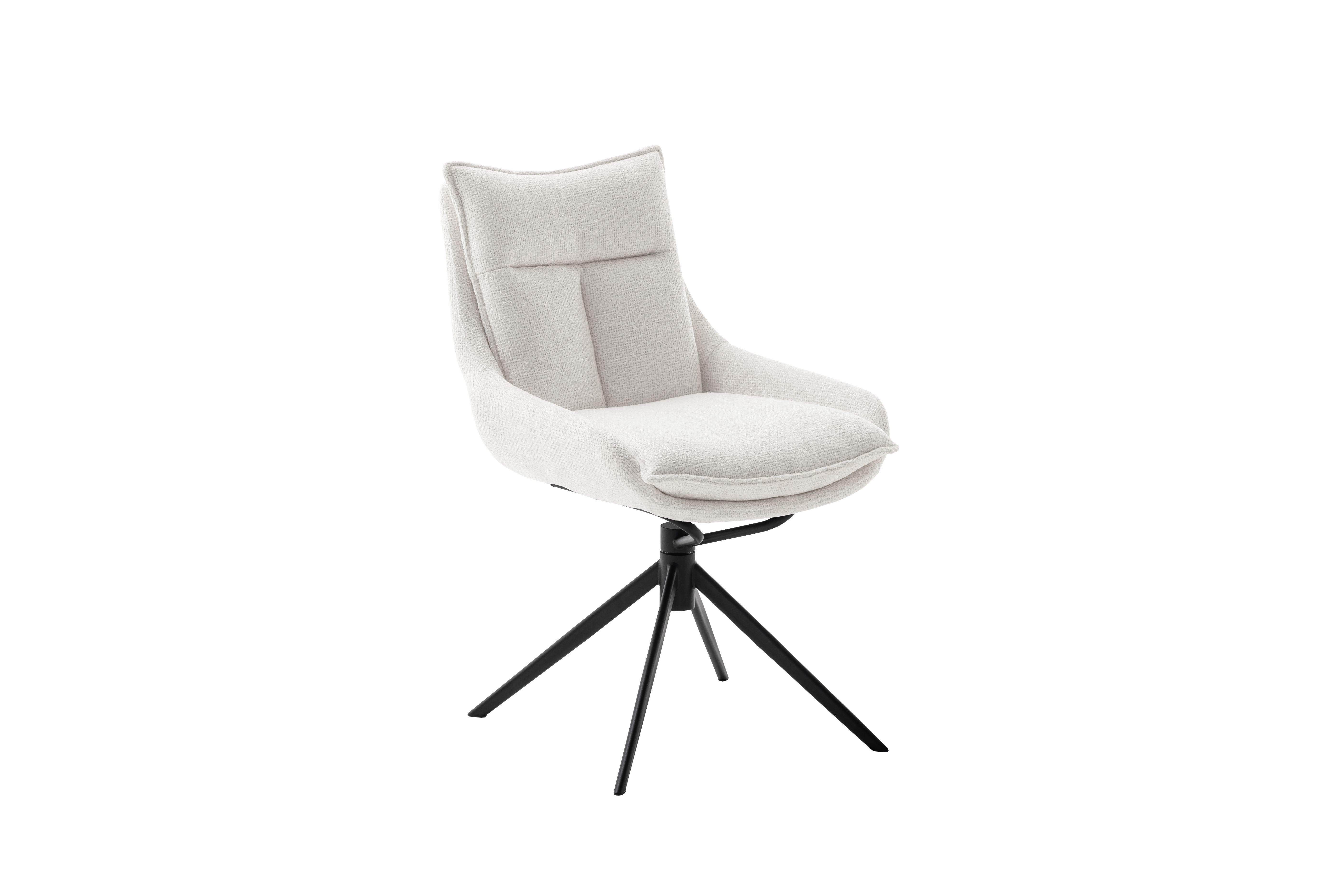 Stuhl PARKER in Stoff Struktur creme Stuhl PARKER in Stoff Struktur creme, Sessel, Stuhl, Hocker, Bezüge, Grau