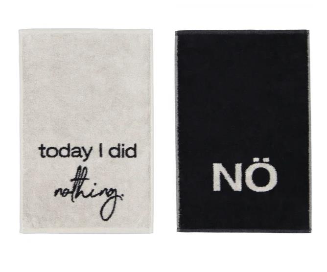 Cawö Postcard Towels POSTCARDS TOWELS EDITION 30x50cm in Farbe today i did nothing Cawö Postcard Towels POSTCARDS TOWELS EDITION 30x50cm in Farbe today i did nothing