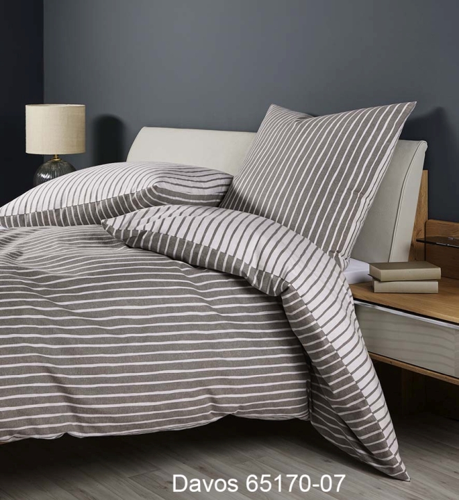 Janine Design Bettwäsche DAVOS ca. 135x200cm in Farbe vulkan