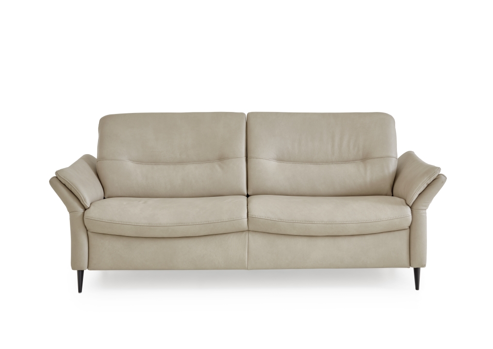 Hukla Polstergarnitur HU-SF24080 in Leder Doppio pearl Polstergarnitur, Couch, Mobiliar, Kissen, Dekoration für Zuhause