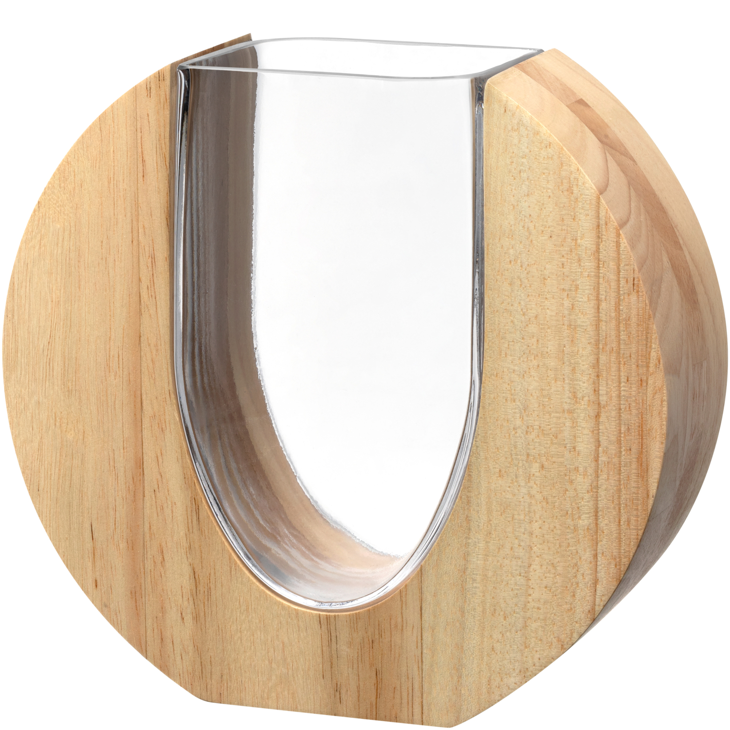 Leonardo Vase 19 Legno LEGNO ca. B20,5 H19 T7 cm in Leonardo Vase 19 Legno LEGNO ca. B20,5 H19 T7 cm in