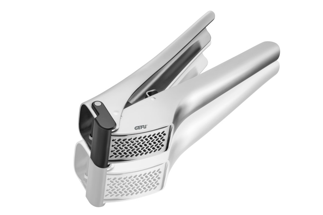 GEFU Knoblauchpresse Garlico schwarz/silber