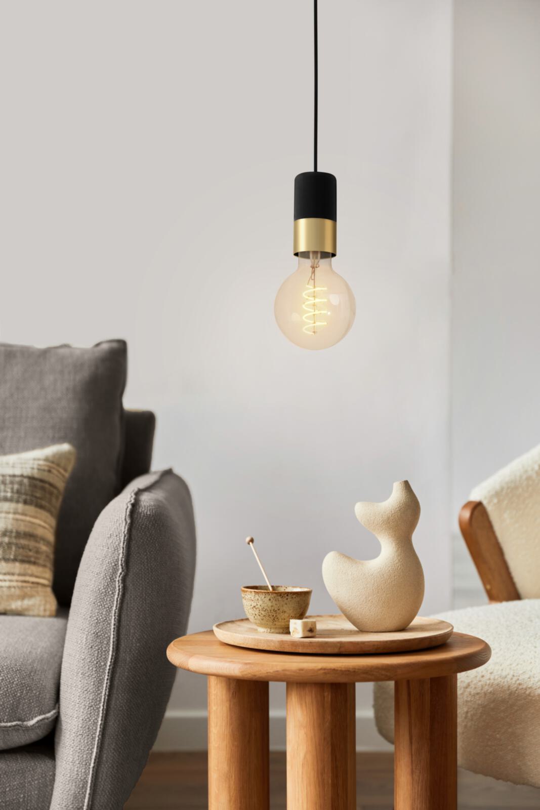 Roomio Pendelleuchte NO. 9801 in Farbe schwarz, gold