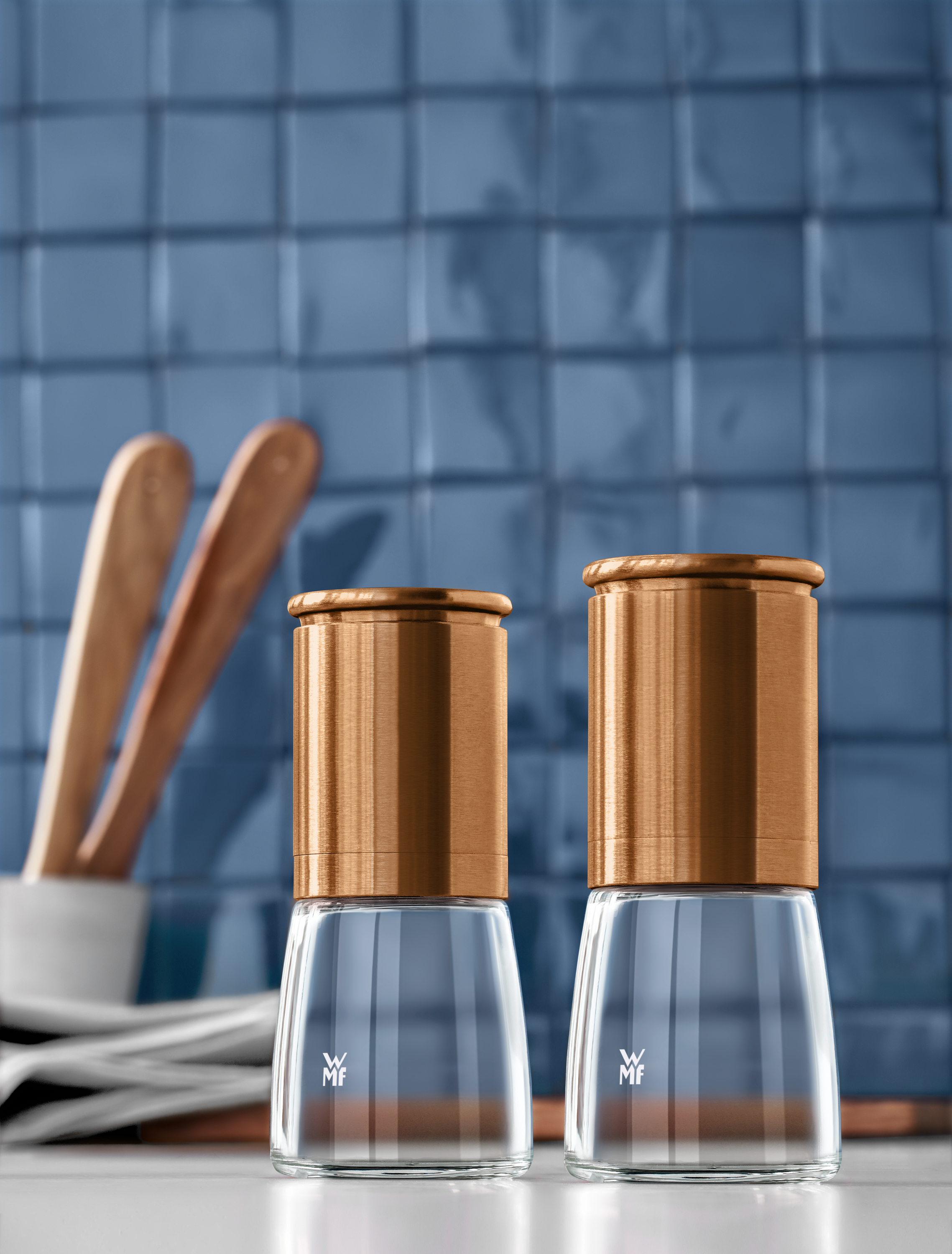 WMF De Luxe Gewürzmühlen-Set, 2-teilig in Kupfer WMF De Luxe Gewürzmühlen-Set, 2-teilig in Kupfer