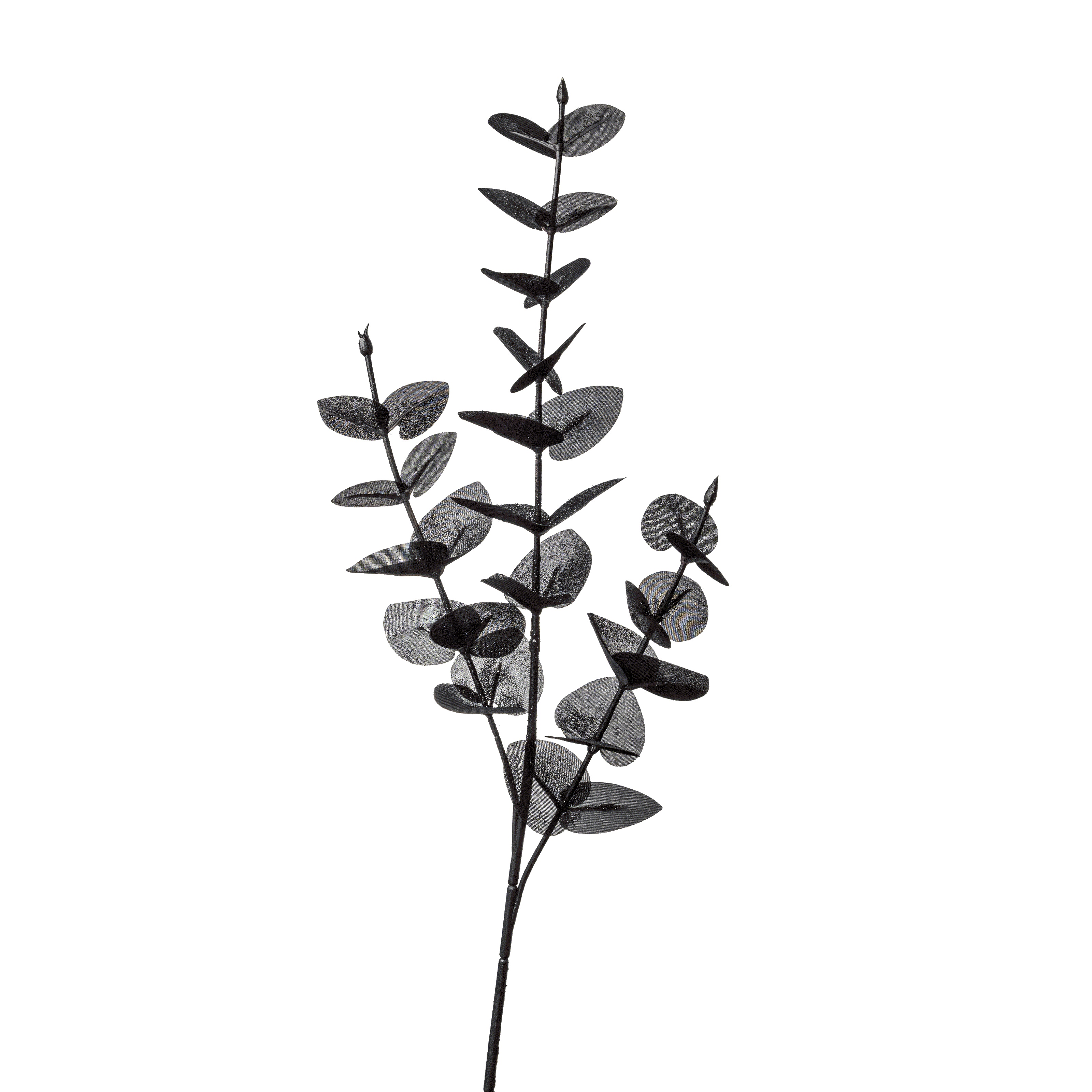 Eukalytuszweig ca.68cm 9624-999 in Schwarz Flower Manufaktur Eukalytuszweig ca. 68cm in Farbe Schwarz/Silber