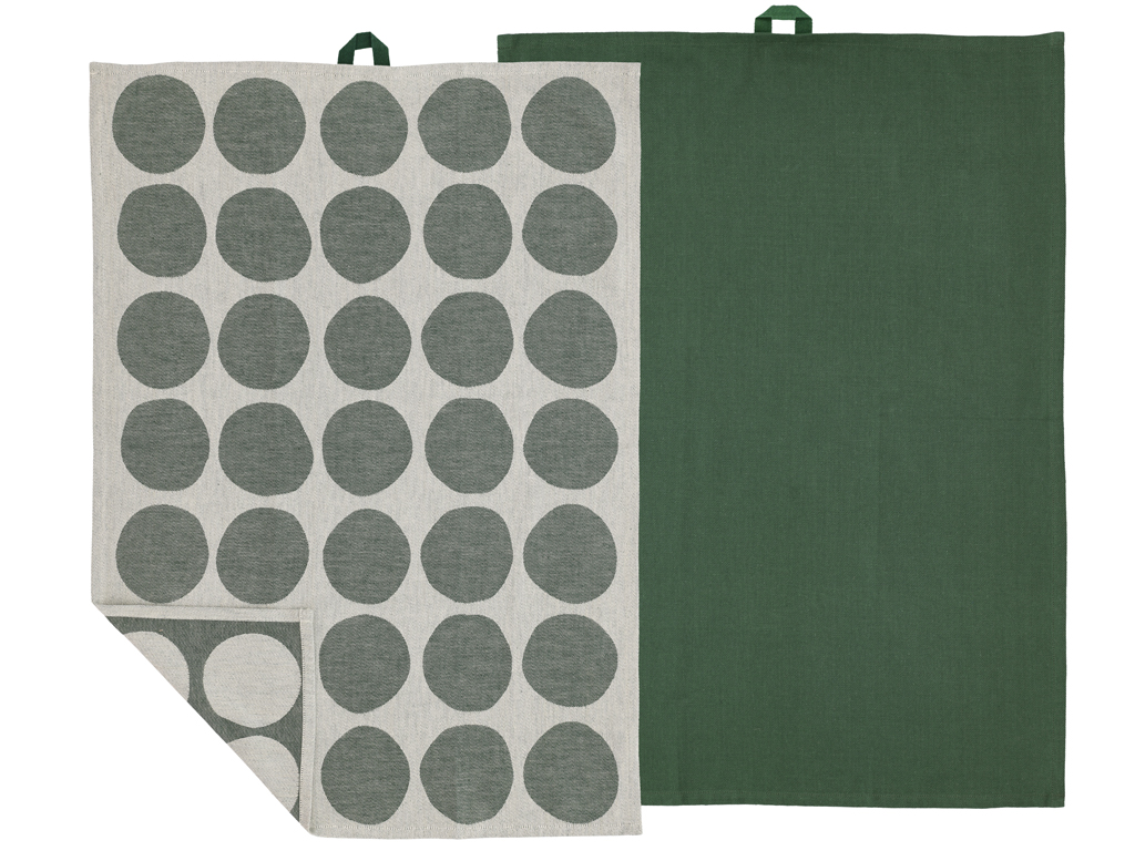 F&H Geschirrtuch BUBBLES in Farbe Grün