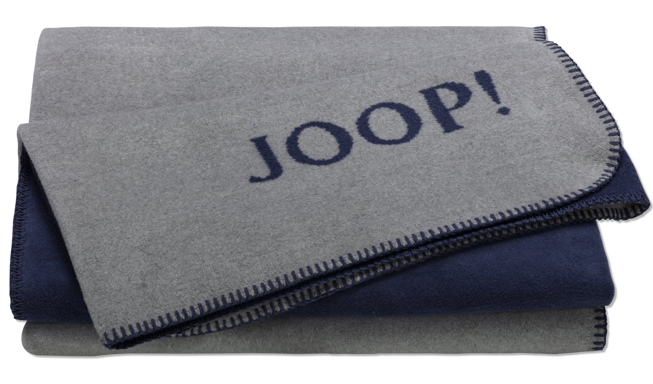 JOOP! Decke UDF ca. 150x200cm in Farbe Silber-Navy JOOP! Decke UDF ca. 150x200cm in Farbe Silber-Navy