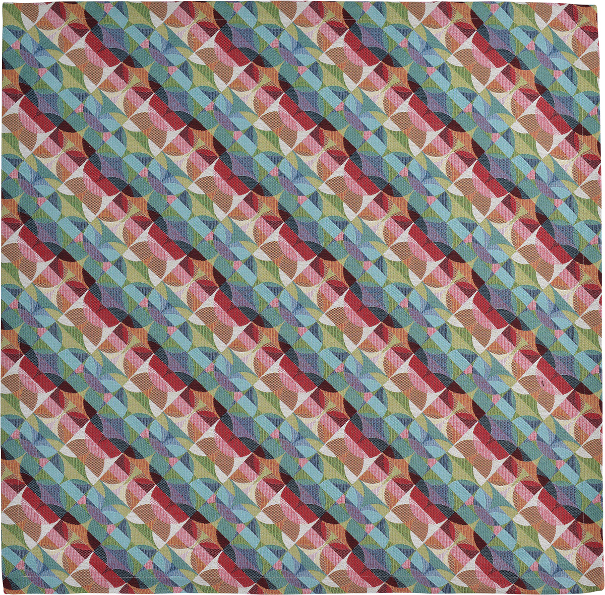 Sander Tischdecke DISC ca. 85x85cm in Farbe original Sander Tischdecke DISC ca. 85x85cm in Farbe original, Muster, bunt, Geometrisch, Mosaik, Stoff