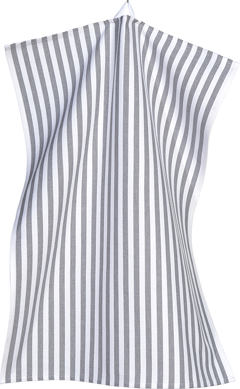 Sander Geschirrtuch ADAM ca. 50x70cm in Farbe silber, Strandtuch, Tuch, Streifen, Badematte, Sommer