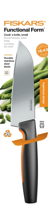 Fiskars Kochmesser klein FUNCTIONAL FORM 30cm in Farbe Black/Orange
