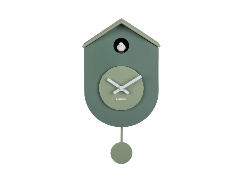 Presenttime Wanduhr GRATO CUCKOO in Farbe grün, cuckoo clock, wanduhr?, grün, pendel, holz