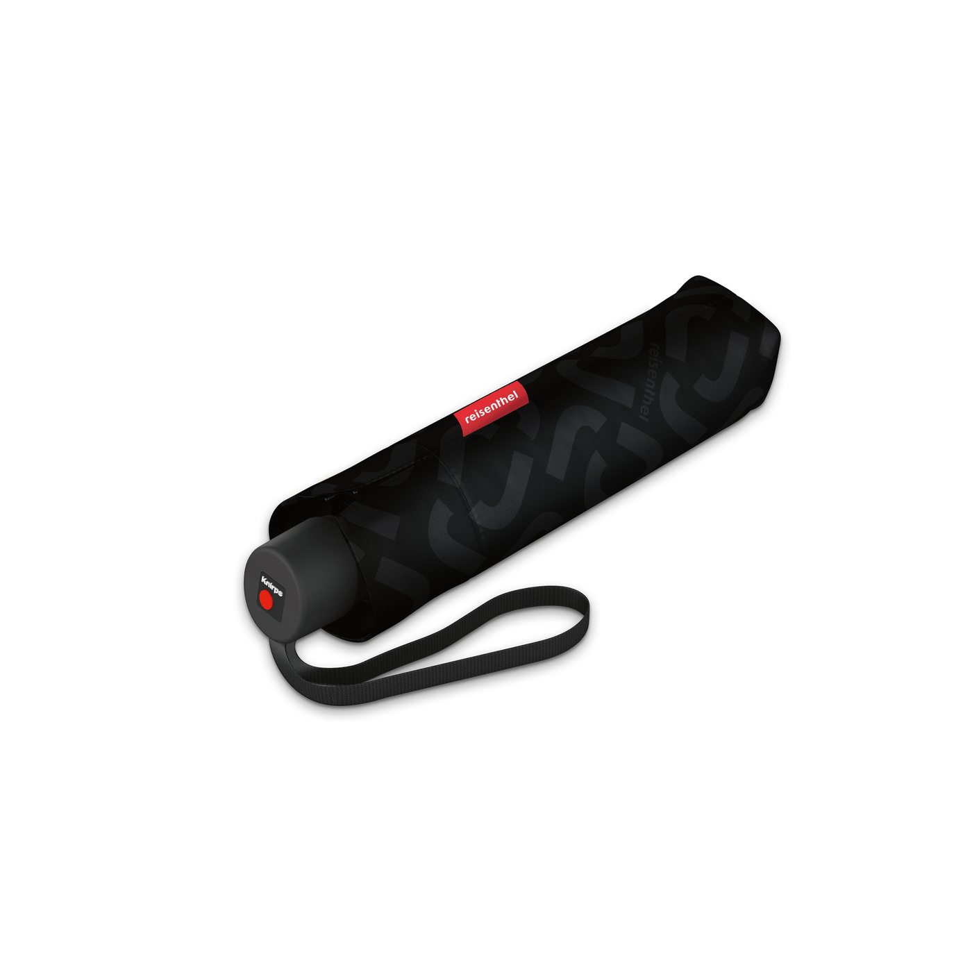 Reisenthel UMBRELLA POCKET CLASSIC in Farbe signature black hot print, Licht