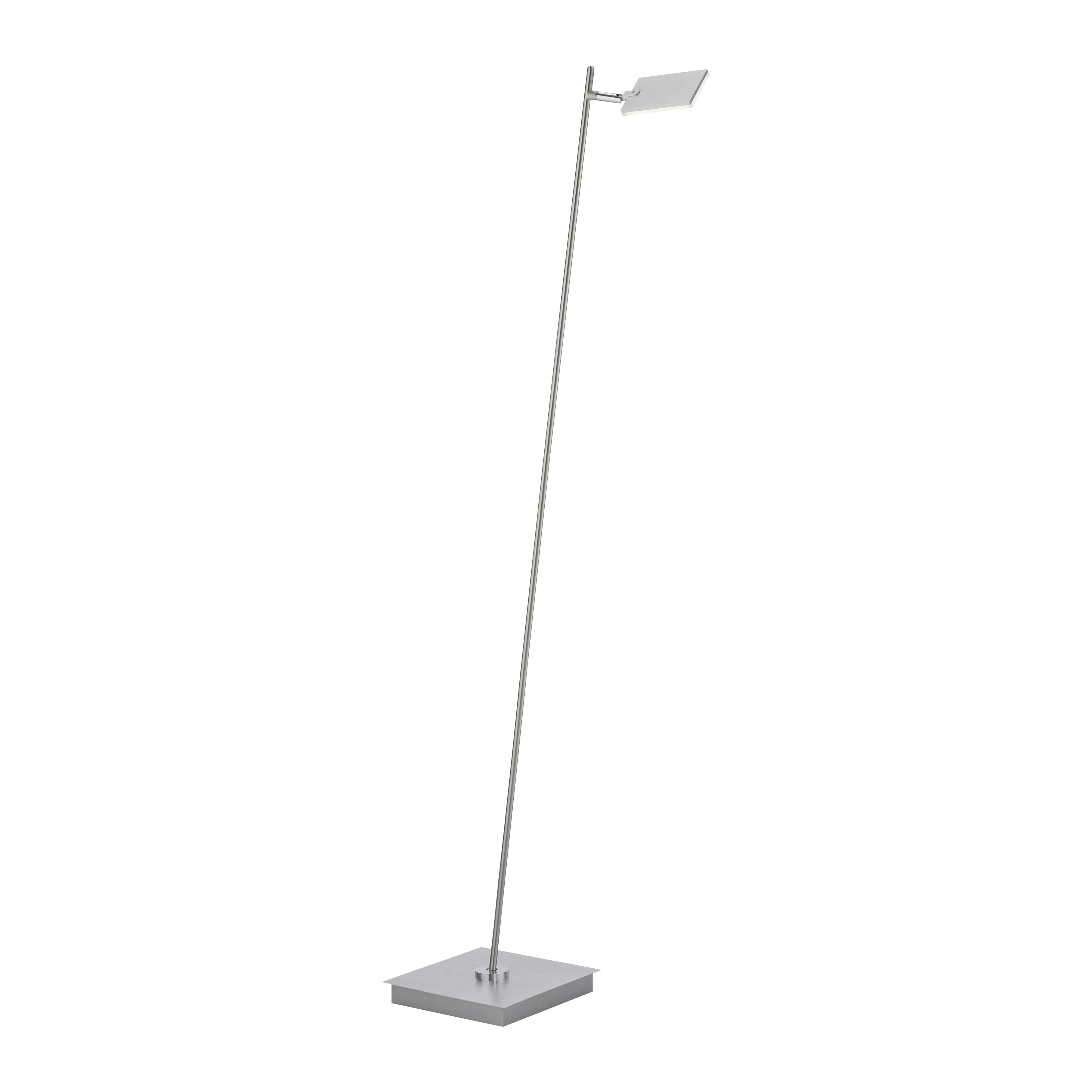 Paul Neuhaus LED-Stehleuchte PURE MIRA 1-flammig in Farbe aluminium