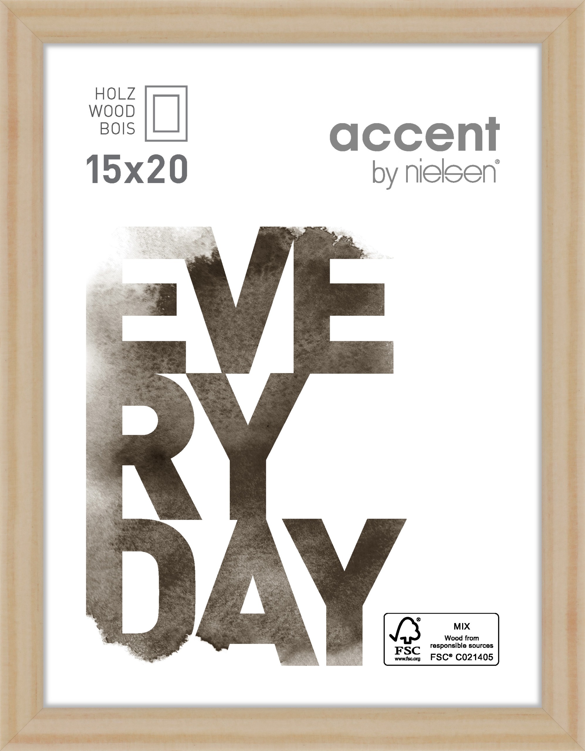 Bilderrahmen Zoom, 15x20 cm ZOOM in Beige Accent by Nielsen Holz Bilderrahmen Zoom ca. 15x20cm in Farbe Natural