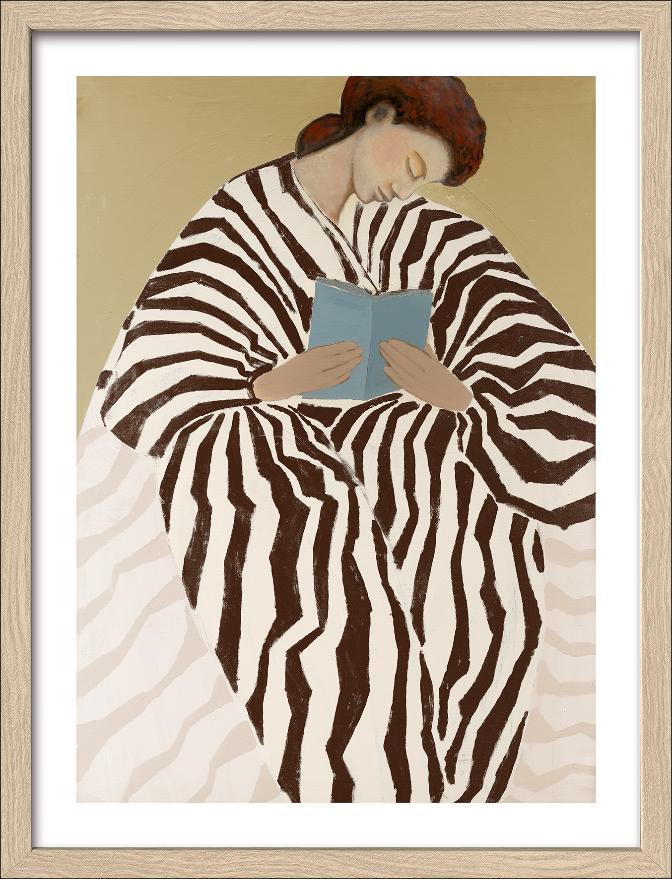 PRO ART Framed-Art Slim Scandic 43x33cm Striped Woman II