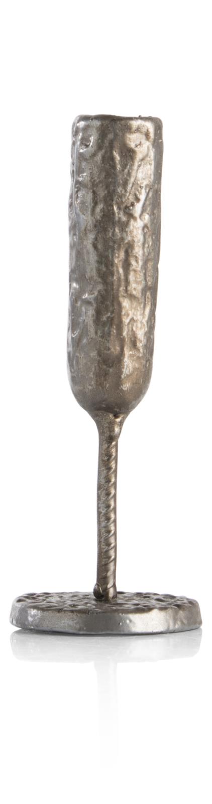 Coco Maison Kerzenhalter LIVIA ca. B6 H15 T6 cm in Metall grau/schwarz/anthrazit Coco Maison Kerzenhalter LIVIA ca. B6 H15 T6 cm in Metall grau/schwarz/anthrazit