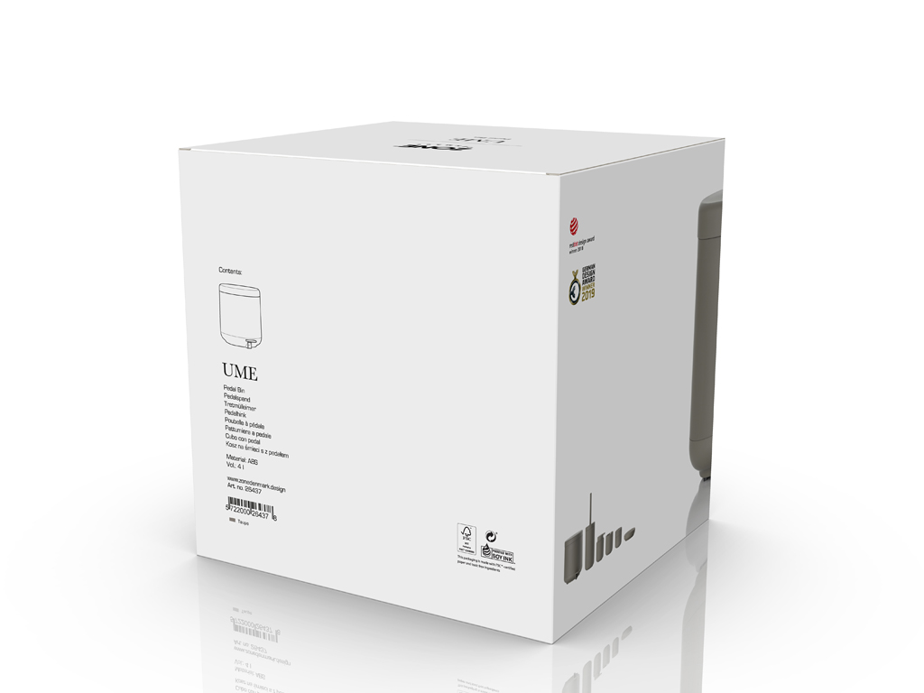 Zone Denmark Pedaleimer 4 Liter in Farbe taupe