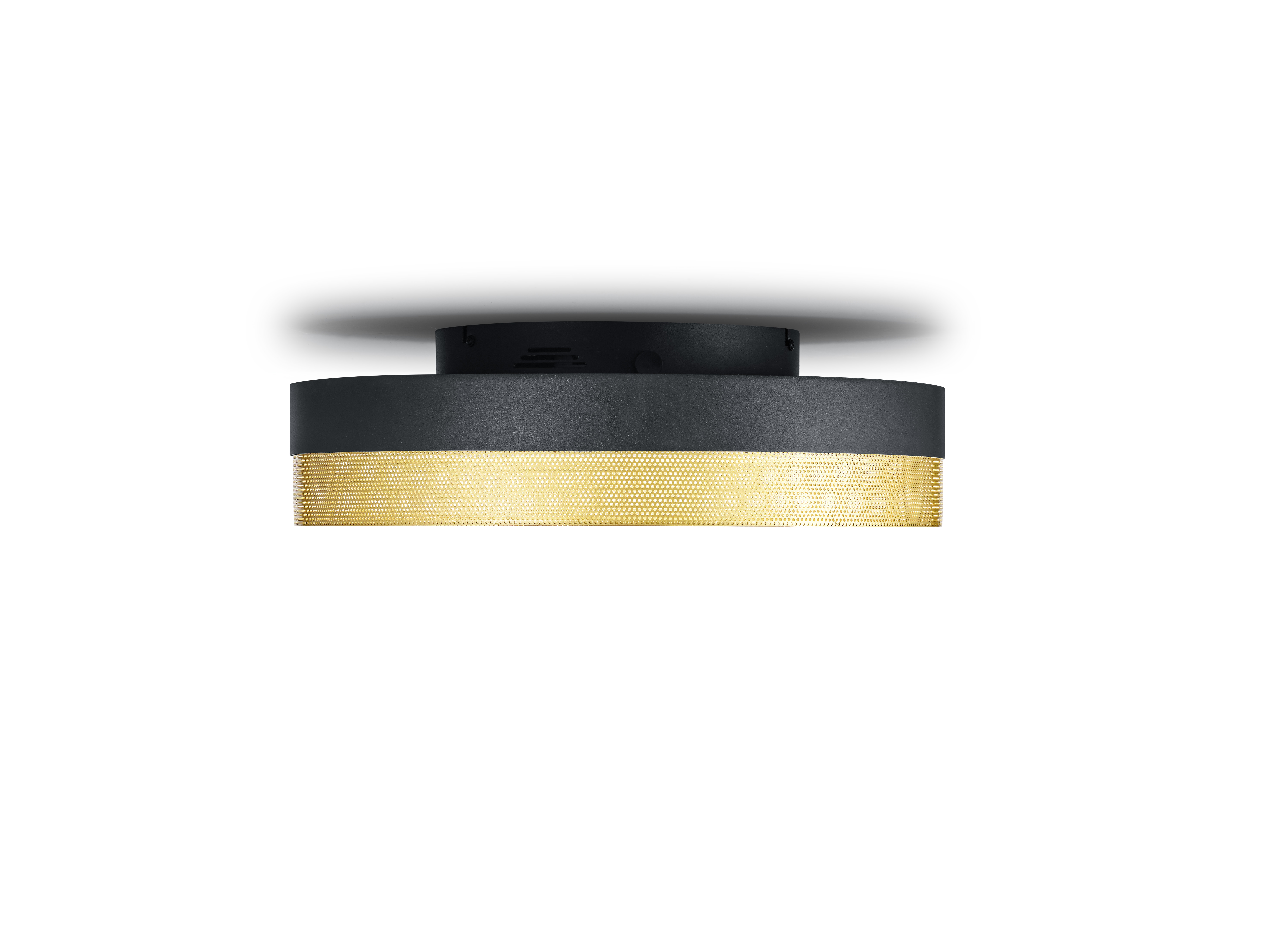 Elements by Bankamp LED-Deckenleuchte ca. 45cm in schwarz/gold B-Leuchten LED-Deckenleuchte ca. 45cm in schwarz/gold