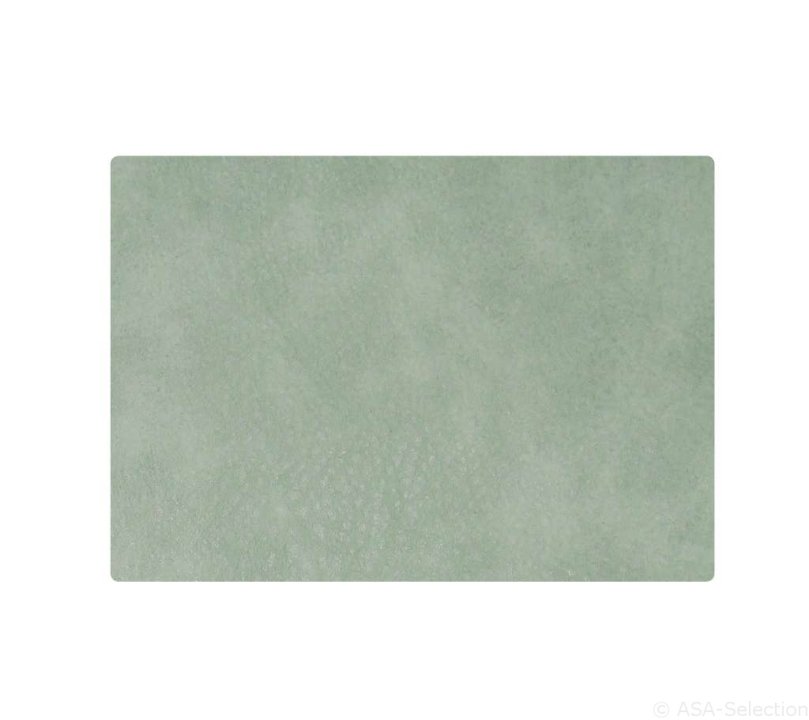 ASA Selection Tischset Vegan Leather in Farbe grün
