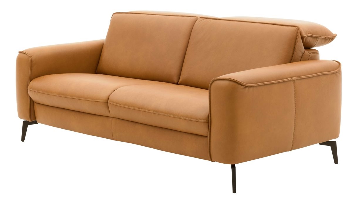 Interliving Sofa 2,5-sitzig IL 4061 in Leder Cloudy saddle, Couch, Mobiliar, Stuhl, Sessel