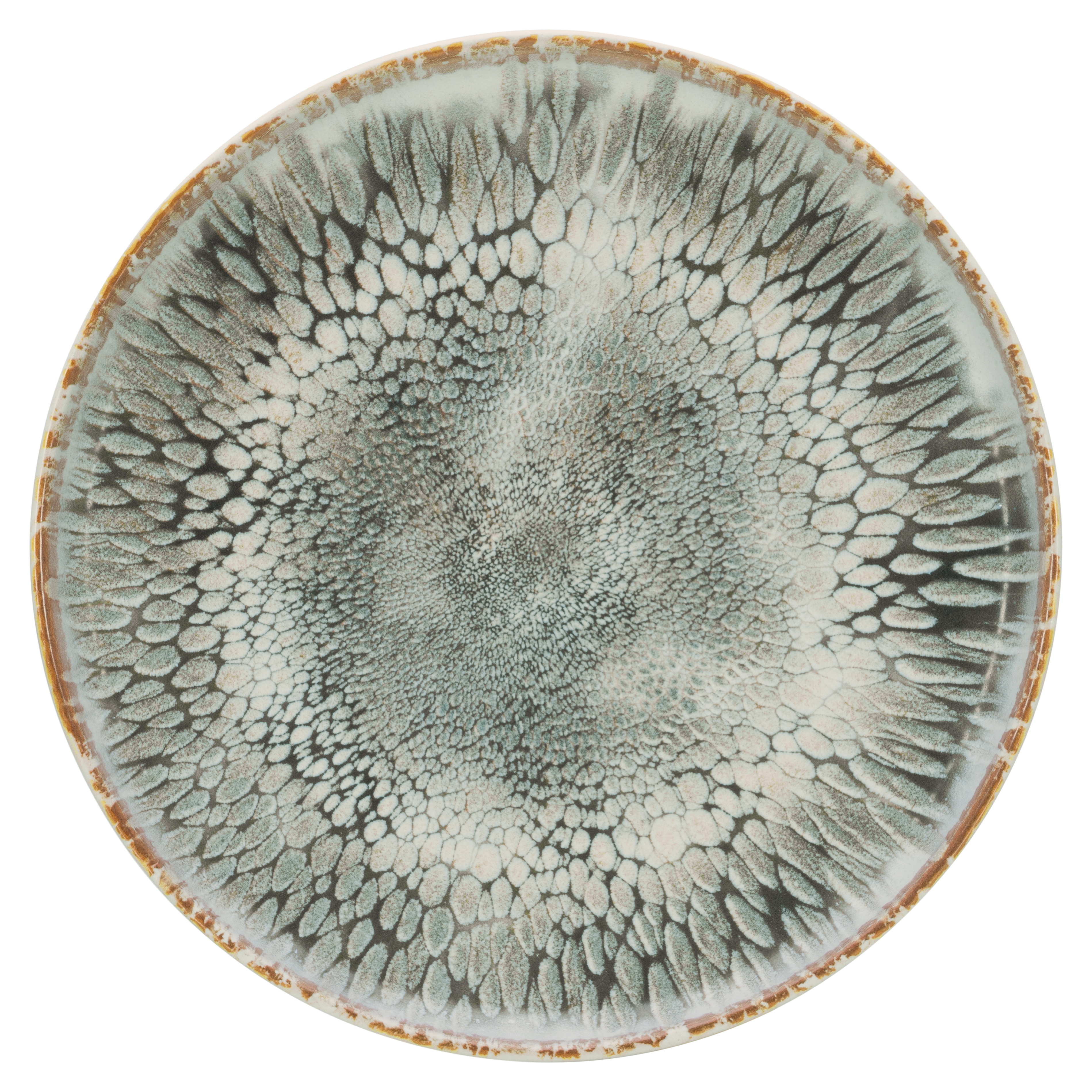 CreaTable Dessertteller Uno in Farbe Volcano Light seidenmatt