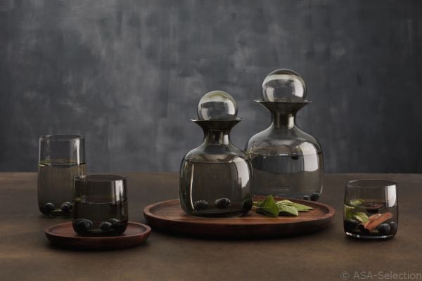ASA Selection Longdrinkglas Sarabi in Farbe grau glänzend