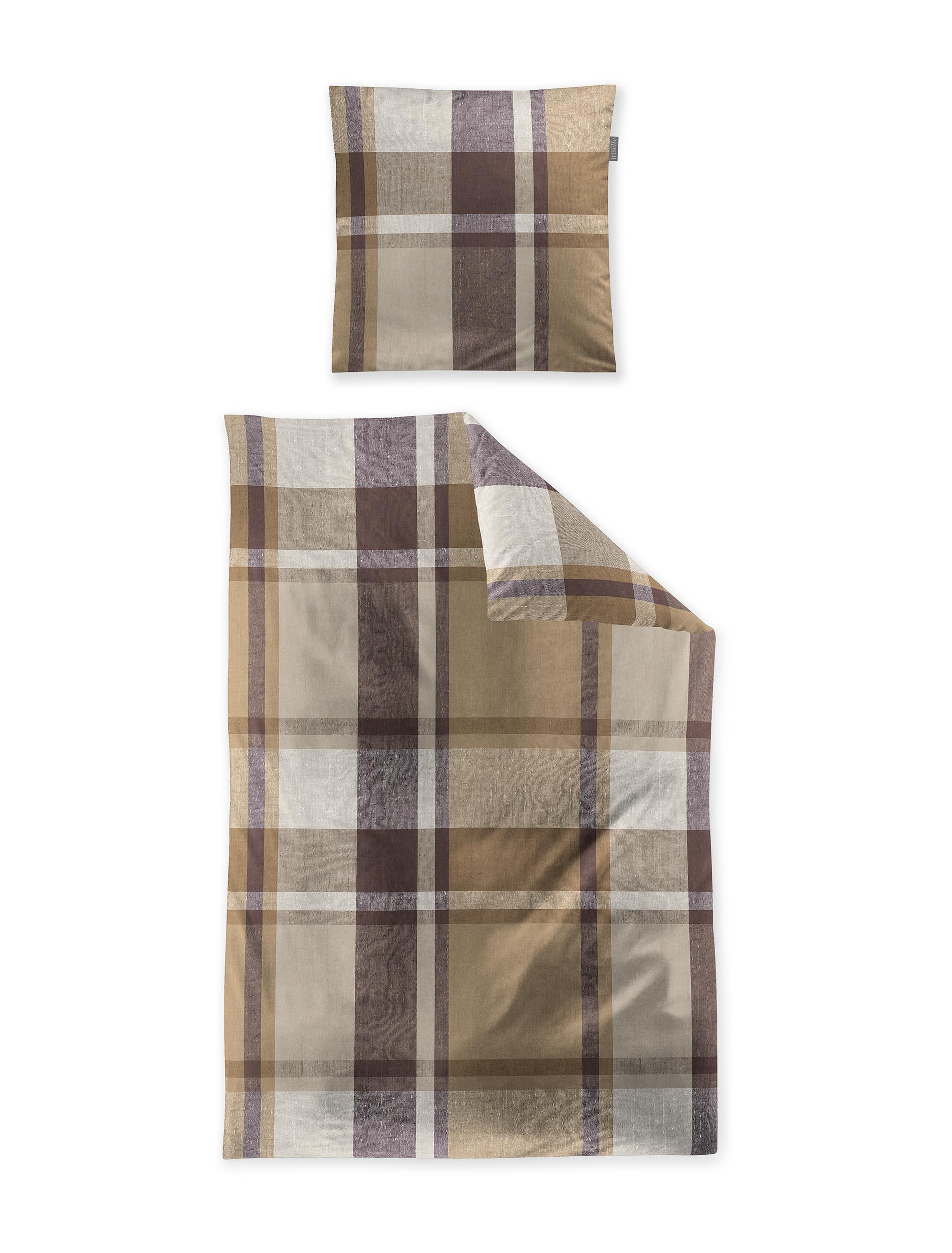 Irisette Bettwäsche MERAN ca. 135x200 cm in Farbe NATUR, plaid , blanket , throw , textile , bedding 