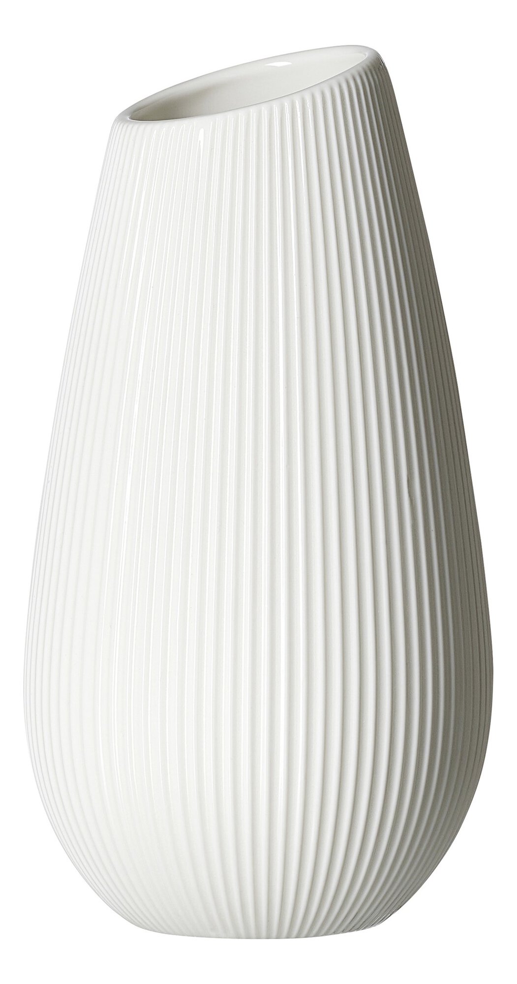 Ritzenhoff & Breker Vase 20cm ALMA aus Porzellan weiß Ritzenhoff & Breker Vase 20cm ALMA aus Porzellan weiß