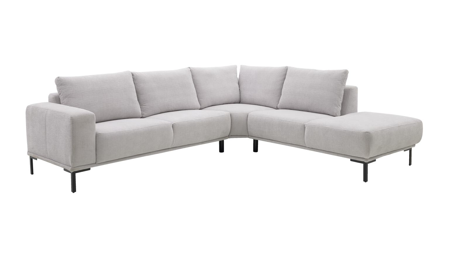 Interliving Polsterecke IL 4255 in Stoff Mara silber