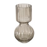 Boltze Vase Kalea 22cm KALEA in Glas grün // Glas lackiert // grün glanz