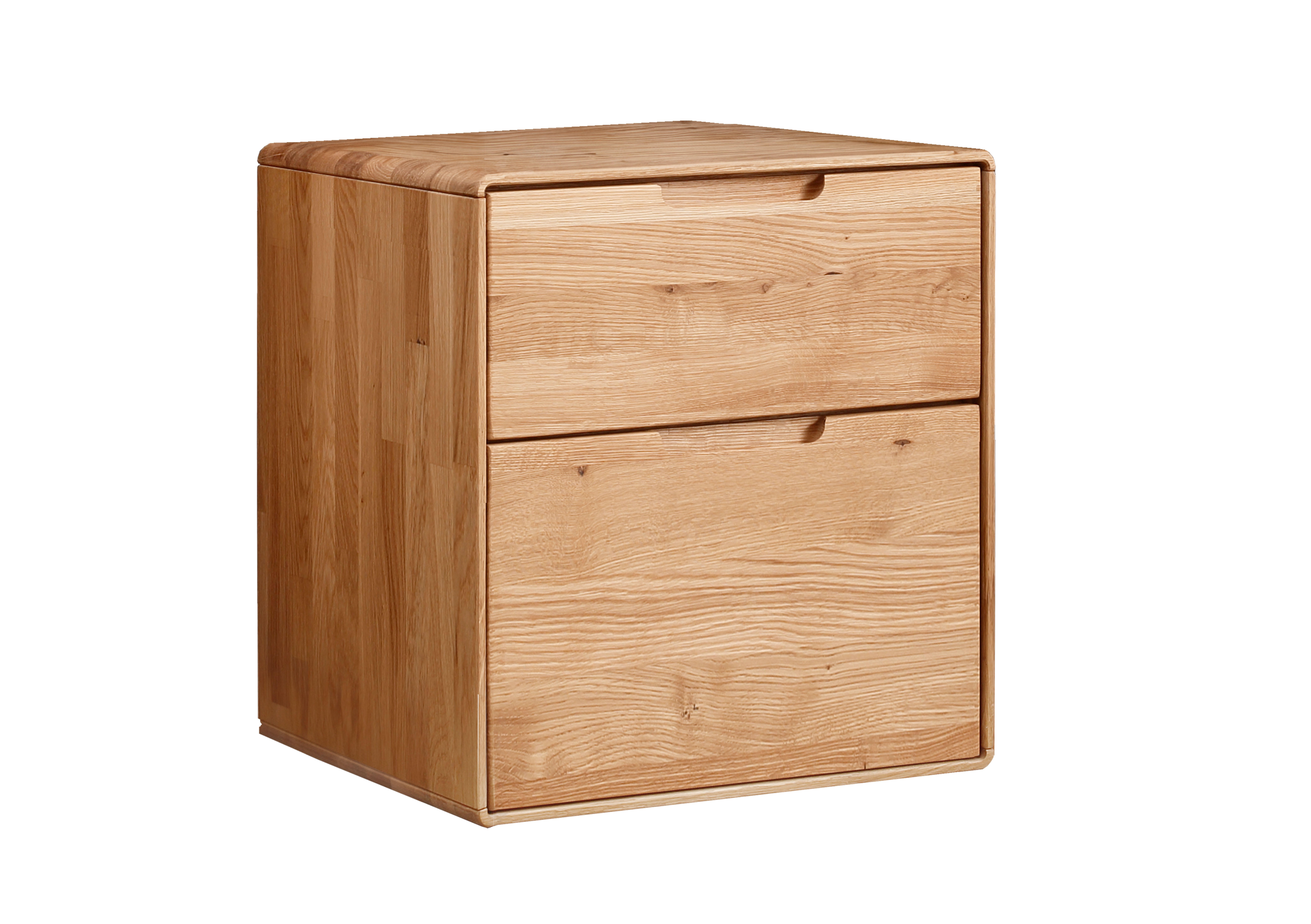  // Nachtkommode II // Wildeiche massiv geölt // 1 Schubkasten, 1 Holztür // ca. B51 H58 T40 cm // Soft-Close Funktion, Nachttisch, Holz, Schubladen, Nachtkommode, Kiefernholz