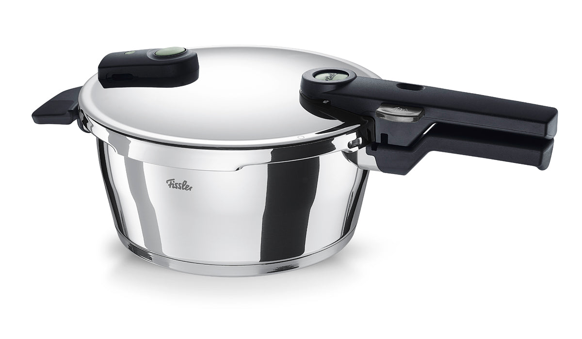 Fissler Schnellkochtopf 4,5L VITAQUICK® ELEMENTAL B/H/T ca. 29,5x20x39,5cm in Edelstahl, Kochtopf, Dampf-Topf, Edelstahl, Stahl, Drucktopf
