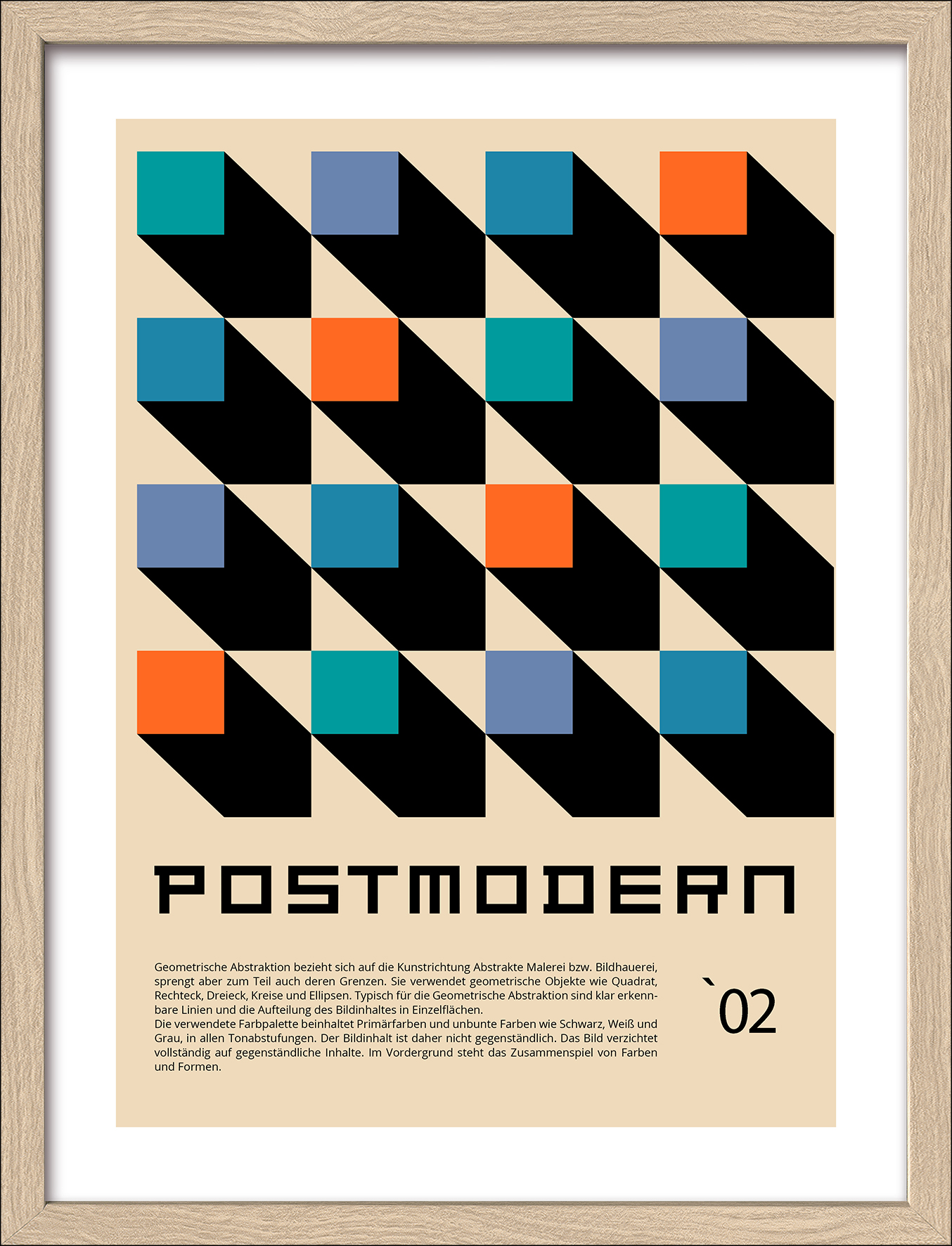 ProArt Framed-Art Slim Scandic 33x43cm Modern Vintage IV