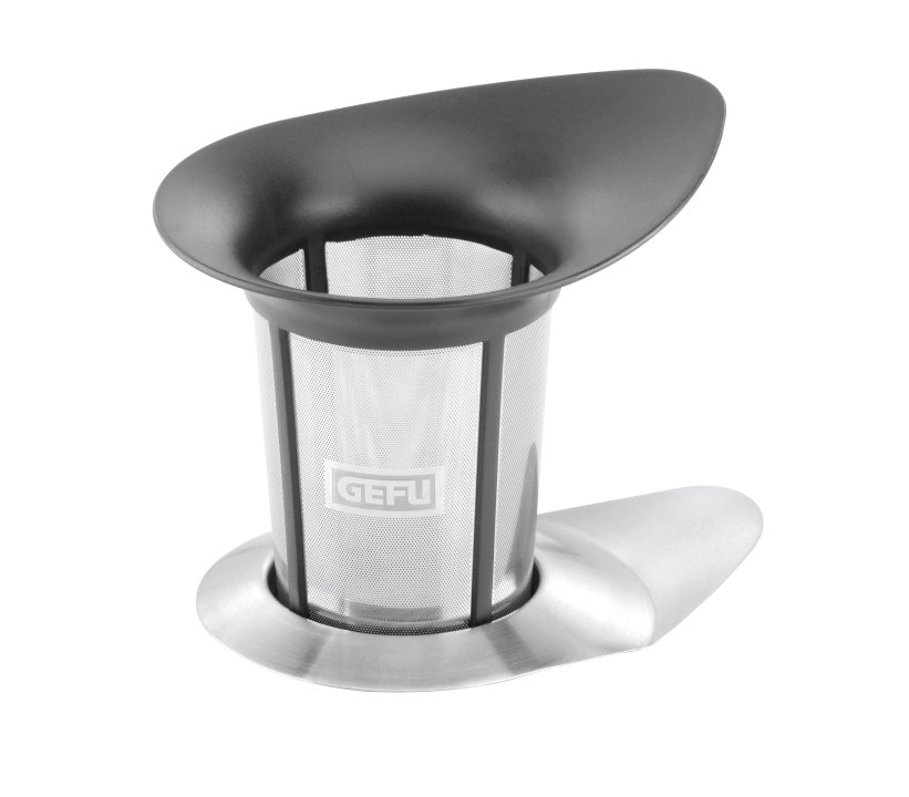 GEFU Tee-Filter ARMONIA schwarz/silber